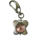 Pink Butterfly Shape Key Chain Quartz Watch